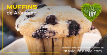 Muffins de Arándano con Stevia Life